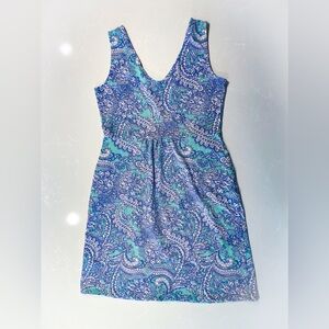 Cynthia Rowley Women’s Size Large Pattern Above Knee Tank Dress with Pockets